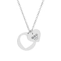 BTS 2026 Arirang Heart Cutout Necklace — Engraved Heart Pendant on Ring
