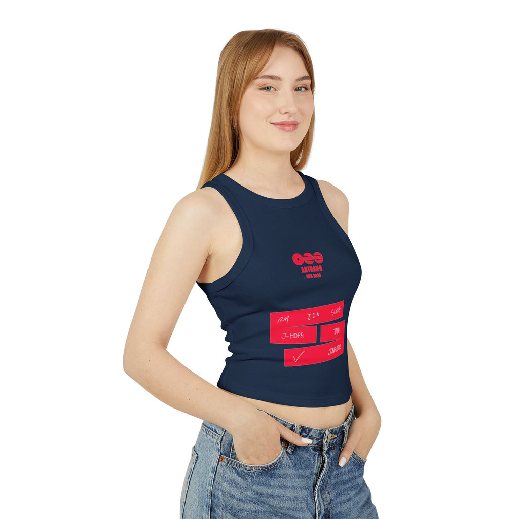 BTS Signature 2026 Arirang Racer Tank Top — K‑Pop Fan Crop Tank
