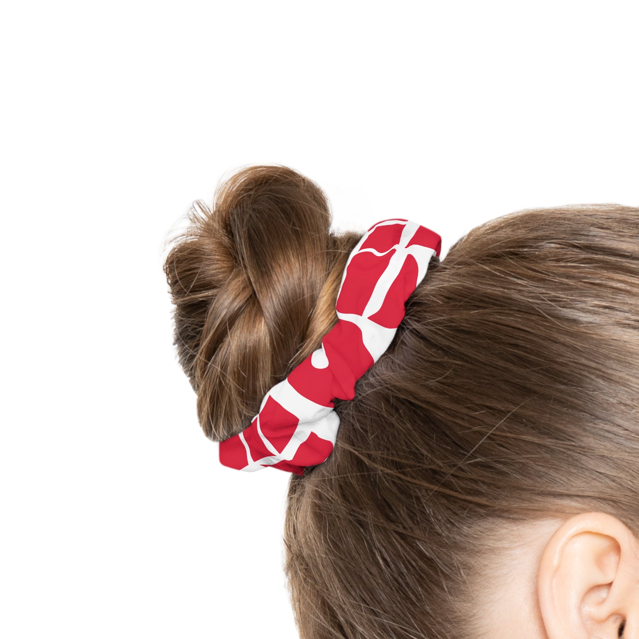 BTS 2026 Arirang Red Scrunchie — Cute Hair Tie for Women & Girls