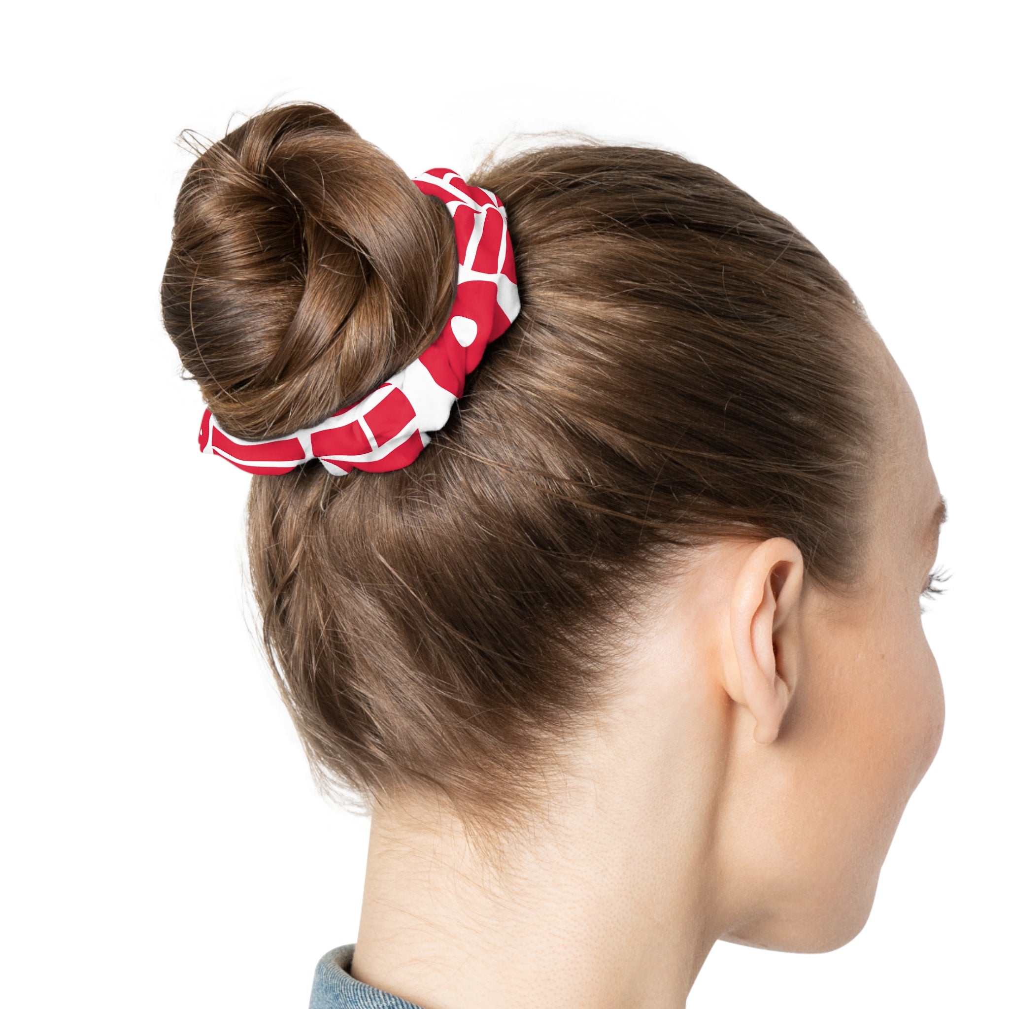 BTS 2026 Arirang Red Scrunchie — Cute Hair Tie for Women & Girls