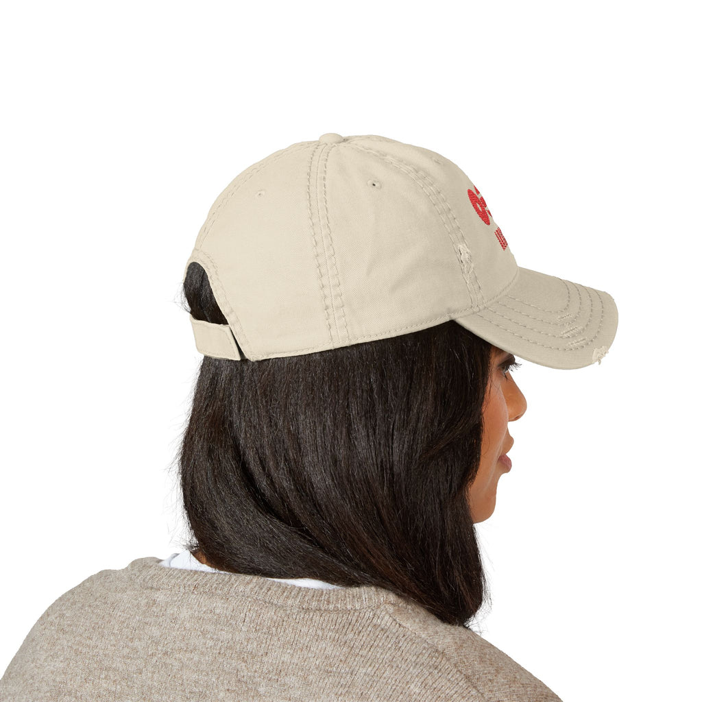 BTS 2026 Distressed Embroidered Dad Hat - Arirang Logo Vintage Baseball Cap