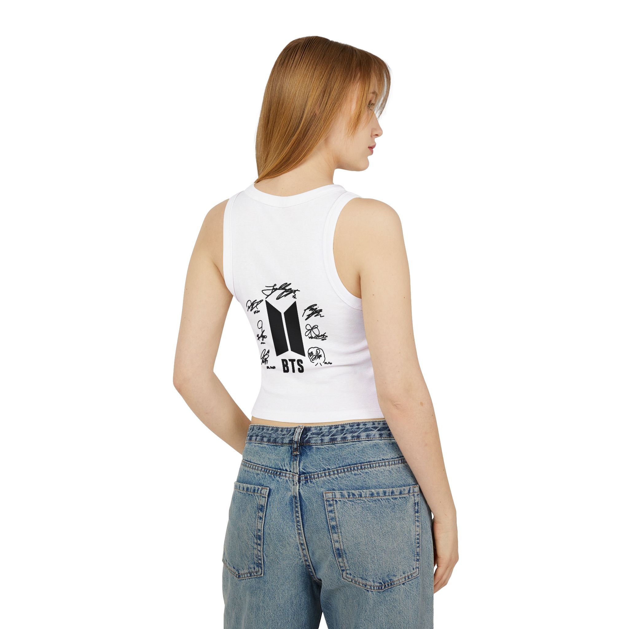 BTS Signature 2026 Arirang Racer Tank Top — K‑Pop Fan Crop Tank