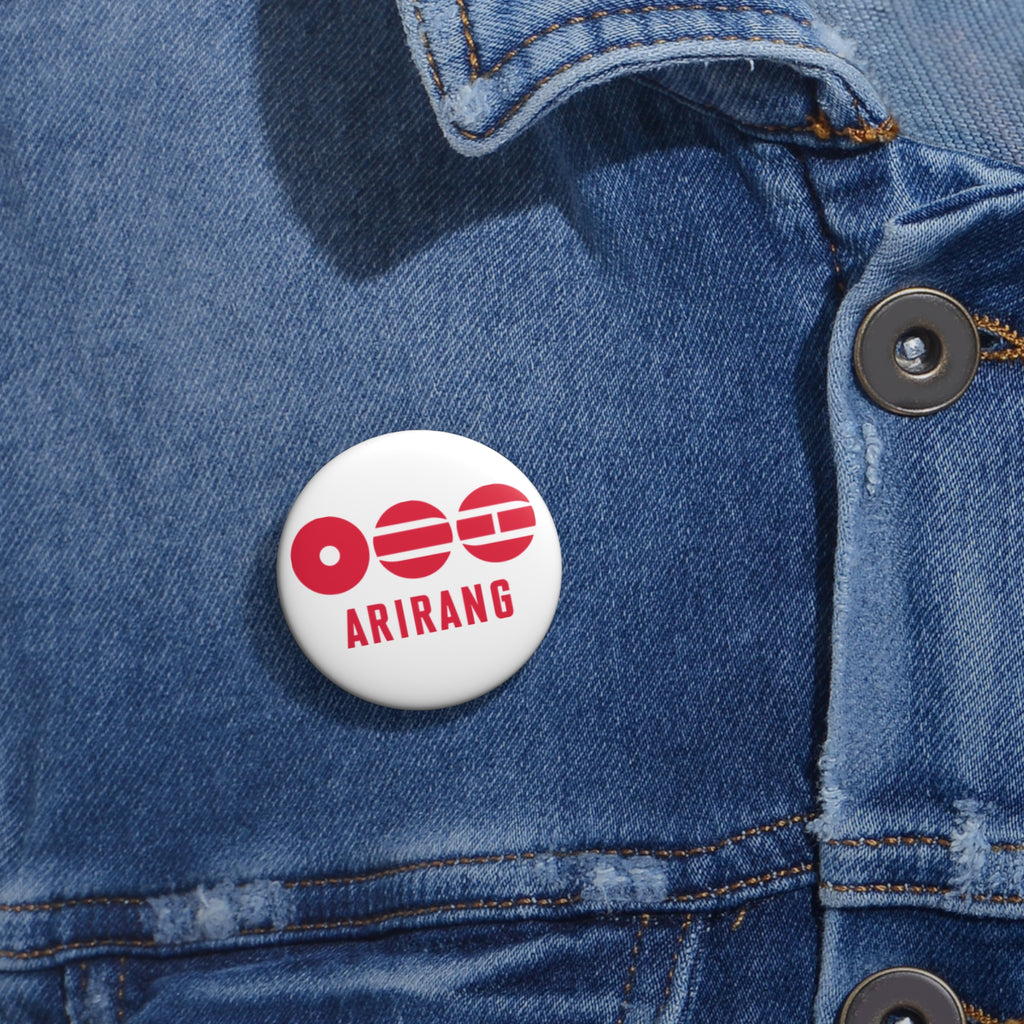 BTS 2026 Arirang Logo Pin Button — Korean Music & Culture Enamel-Style Badge