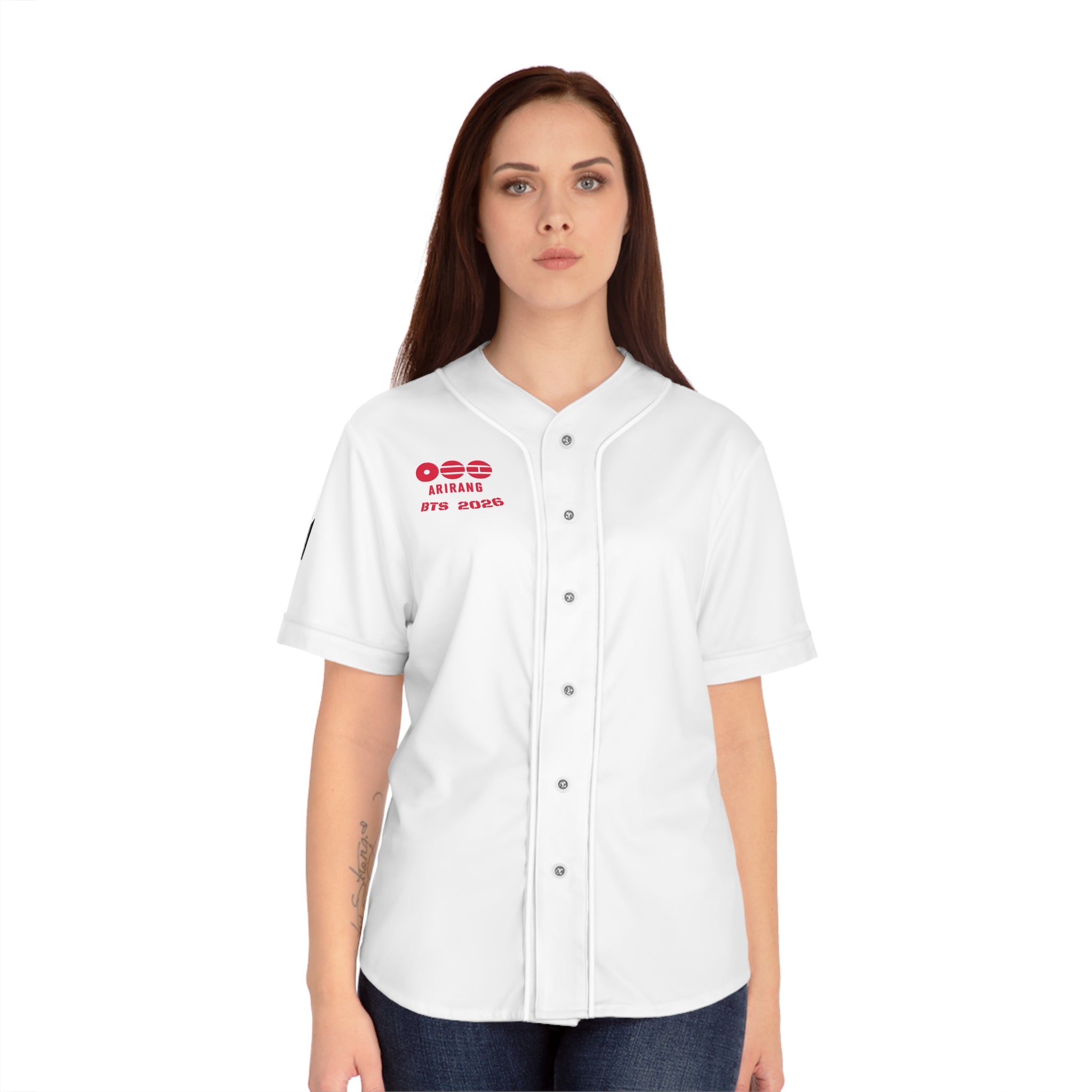 BTS World Tour Women’s Baseball Jersey – ARIRANG Tour Dates Tee