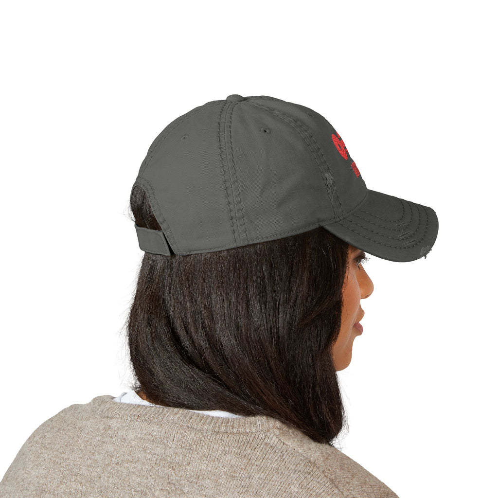 BTS 2026 Distressed Embroidered Dad Hat - Arirang Logo Vintage Baseball Cap