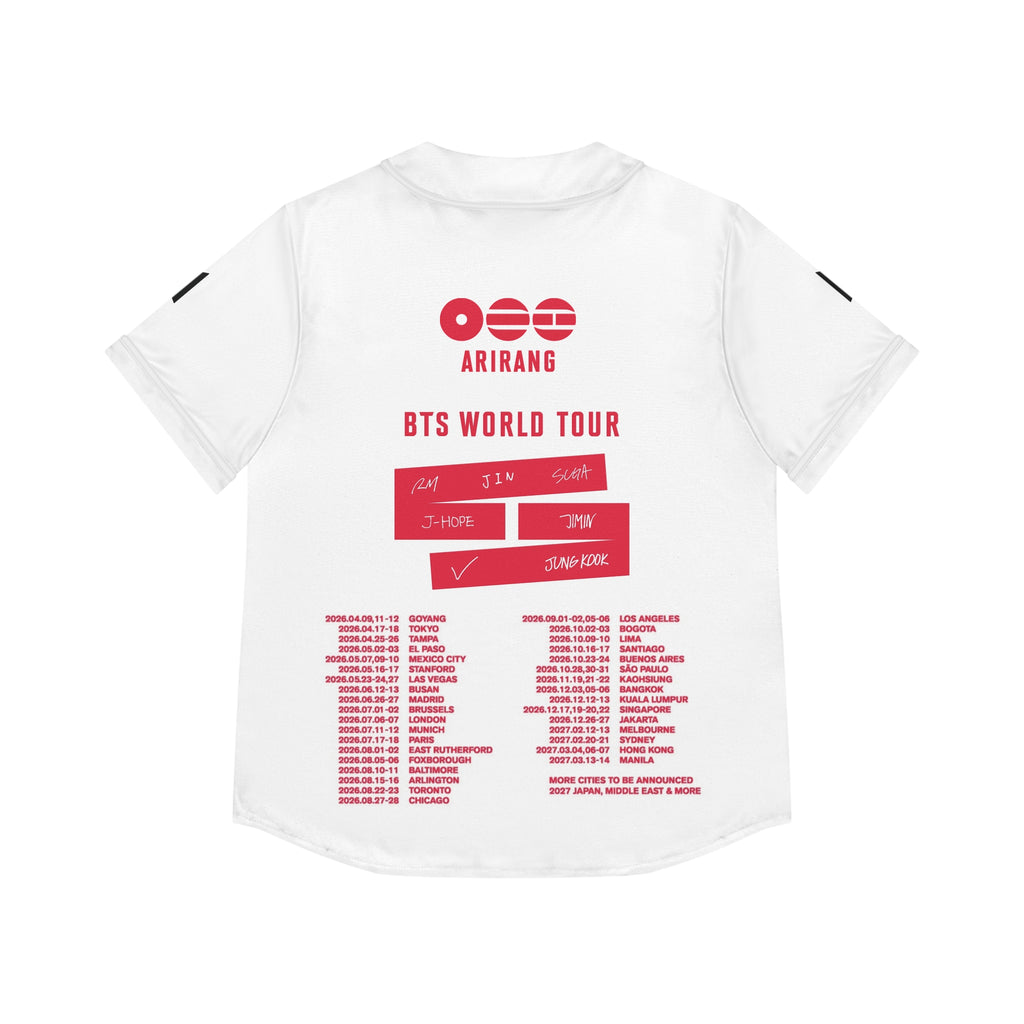 BTS World Tour Women’s Baseball Jersey – ARIRANG Tour Dates Tee