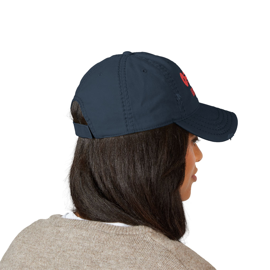BTS 2026 Distressed Embroidered Dad Hat - Arirang Logo Vintage Baseball Cap