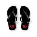 BTS 2026 Arirang Logo Flip Flops — Minimal Black Beach Sandals