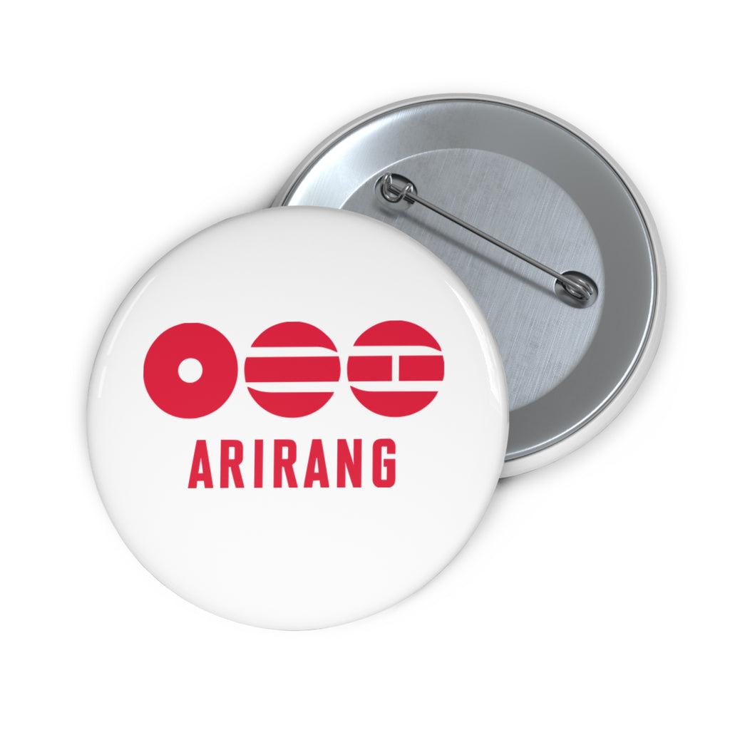 BTS 2026 Arirang Logo Pin Button — Korean Music & Culture Enamel-Style Badge