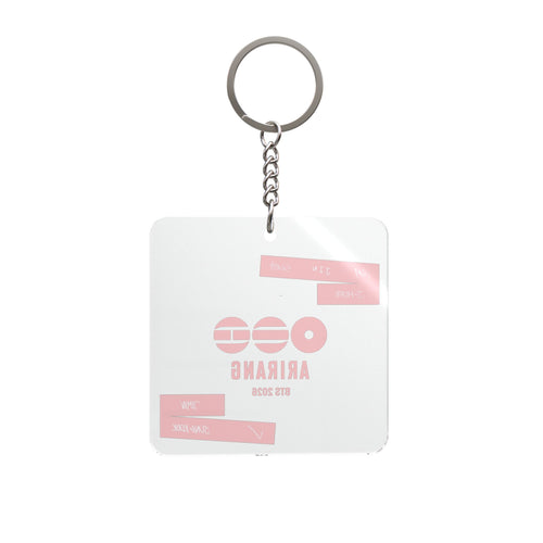 Arirang BTS 2026 Square Keychain — K-Pop Fan Souvenir