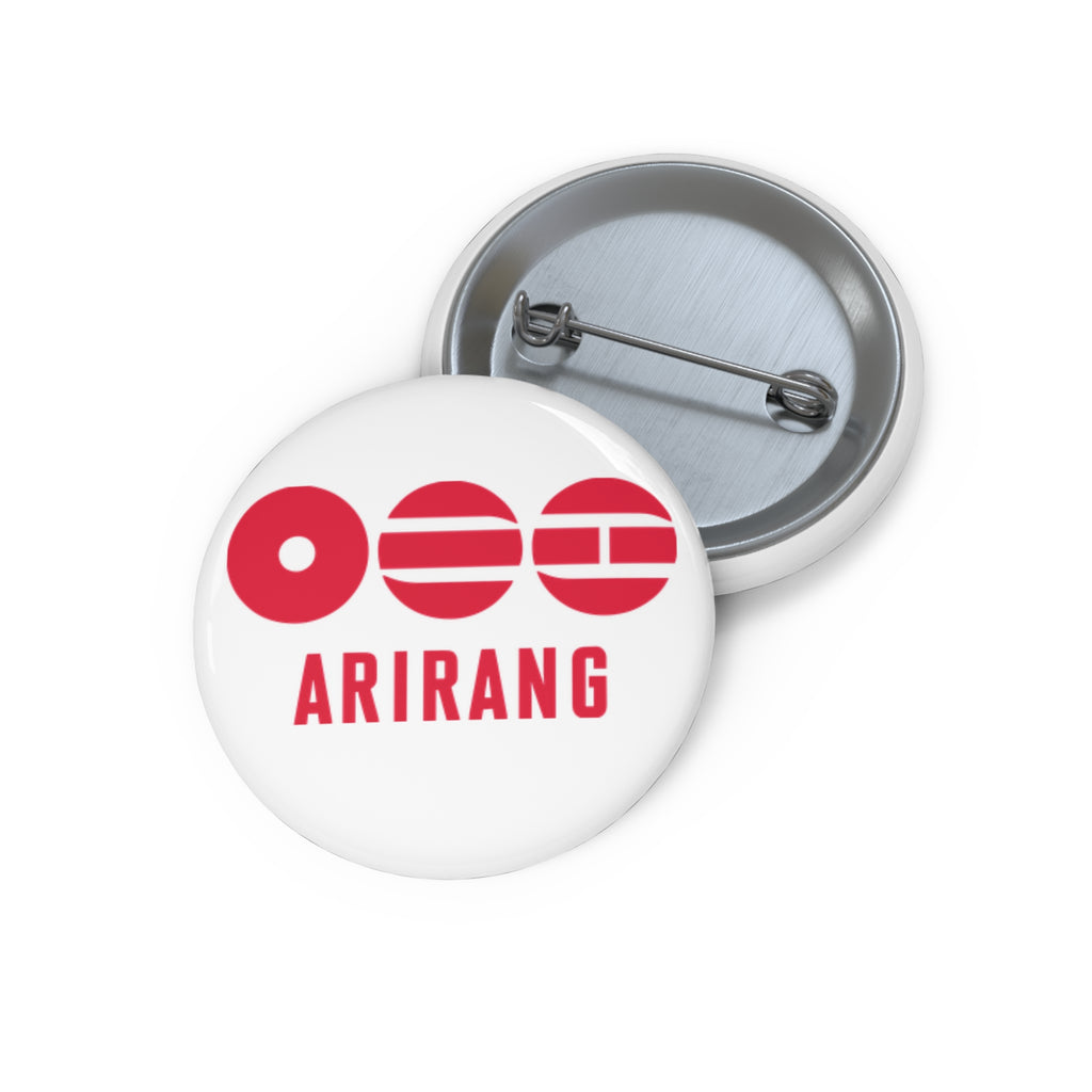 BTS 2026 Arirang Logo Pin Button — Korean Music & Culture Enamel-Style Badge