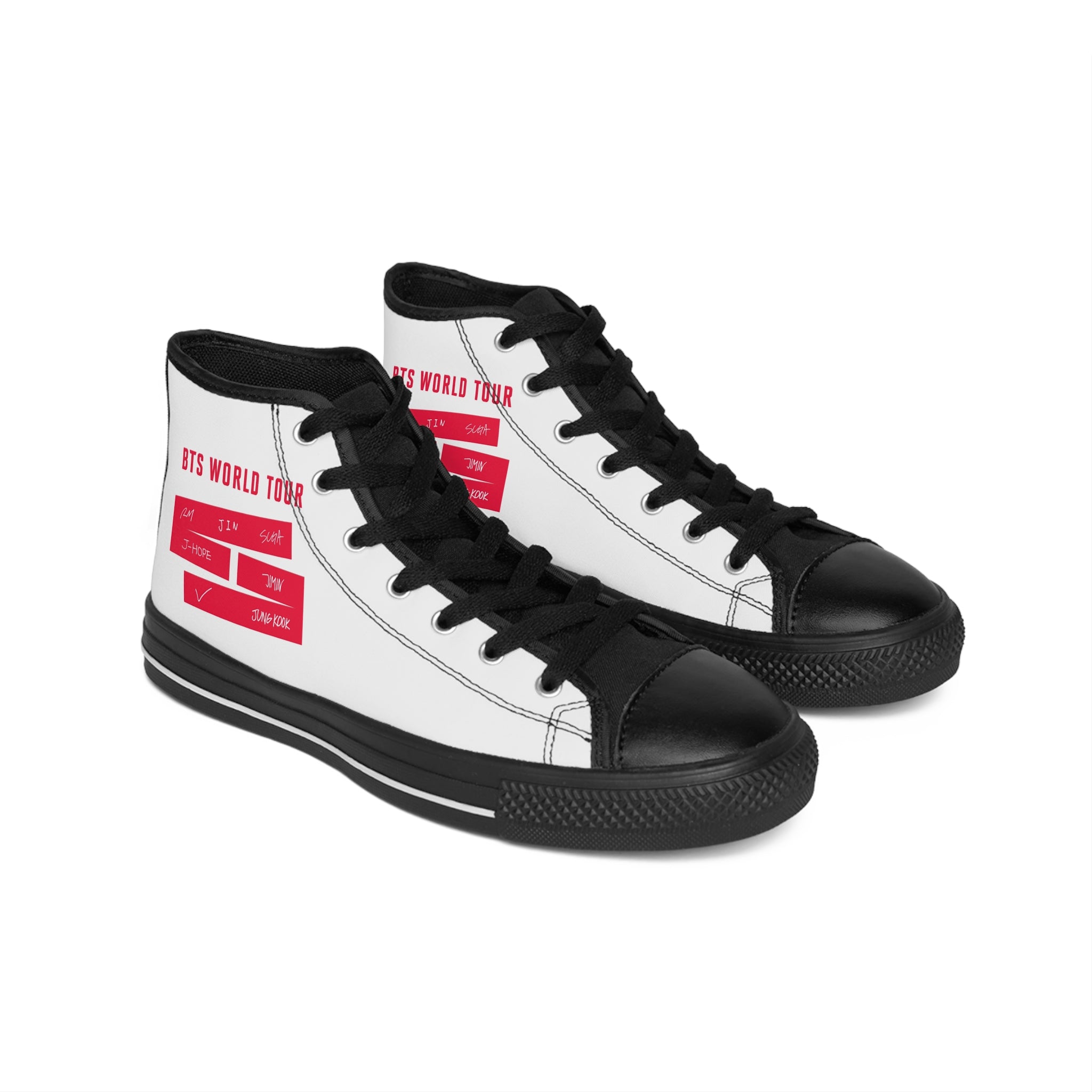 BTS World Tour 'Arirang' Women's High-Top Sneakers