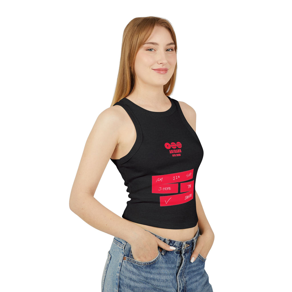 BTS Signature 2026 Arirang Racer Tank Top — K‑Pop Fan Crop Tank